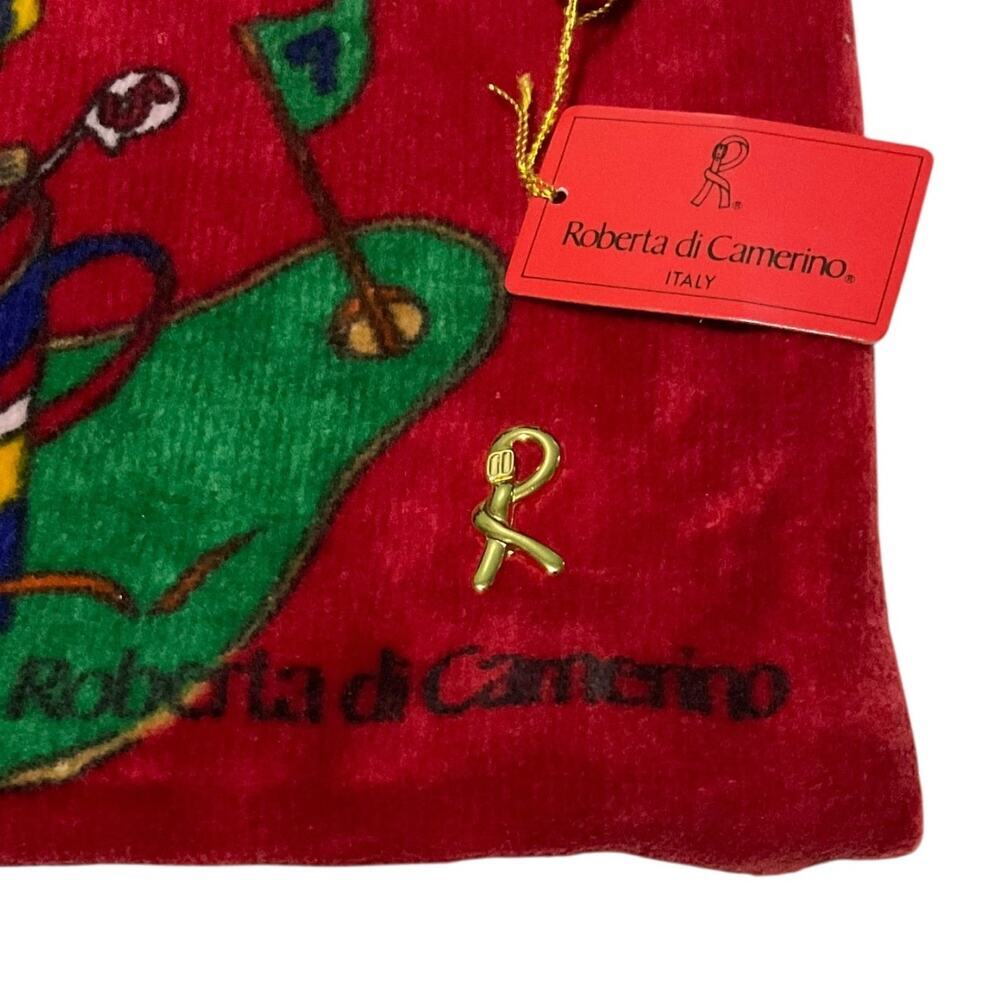 Roberta Di Camerino Velvet Pouch Bag NWT - Picture 3 of 12